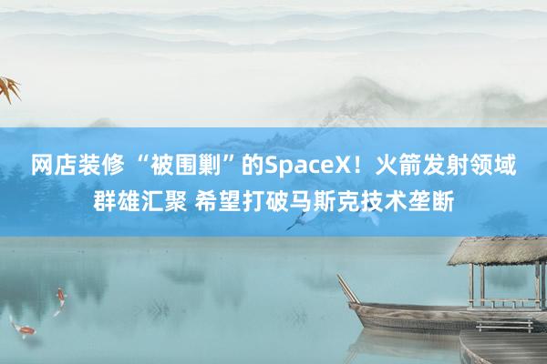 网店装修 “被围剿”的SpaceX！火箭发射领域群雄汇聚 希望打破马斯克技术垄断